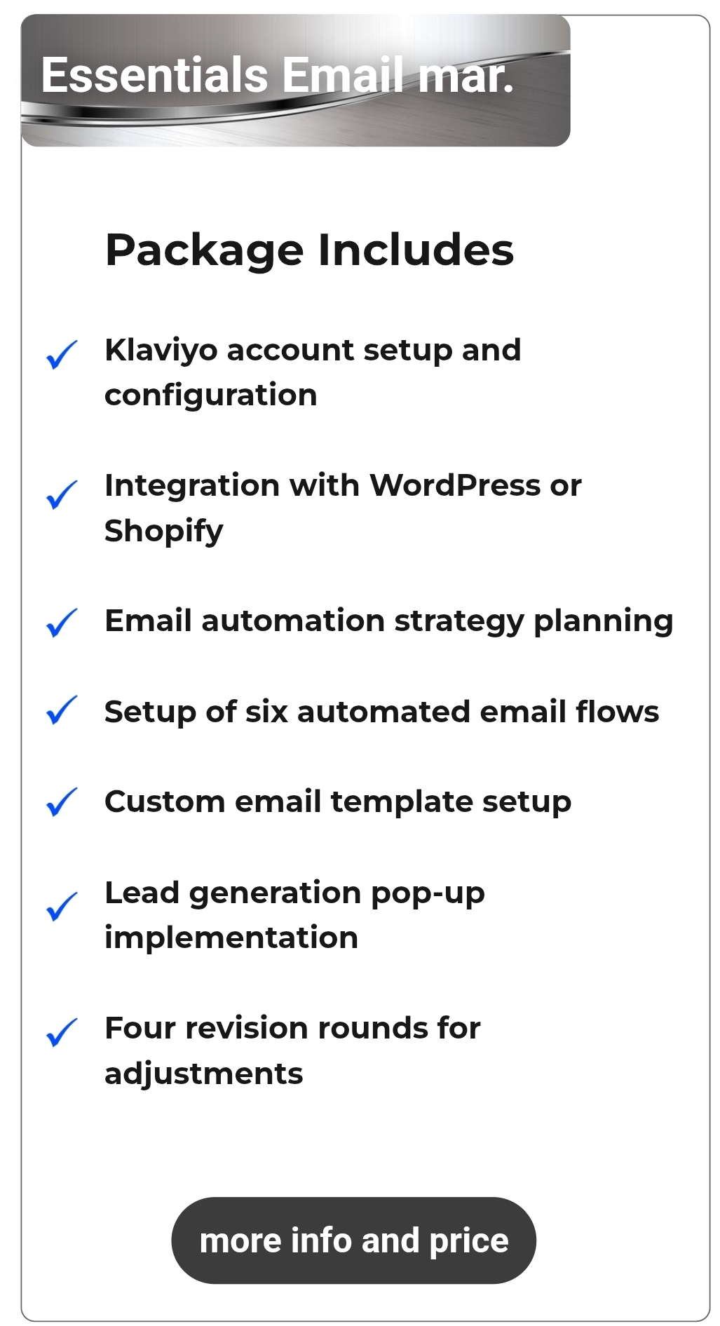 Email marketing essentials Creadifity